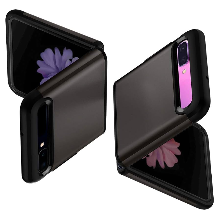 Amazon | 【Spigen】 Galaxy Z Flip ケース [ SCV47 ] 対応